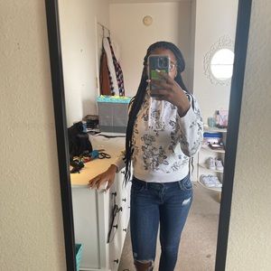 Cropped hoodie